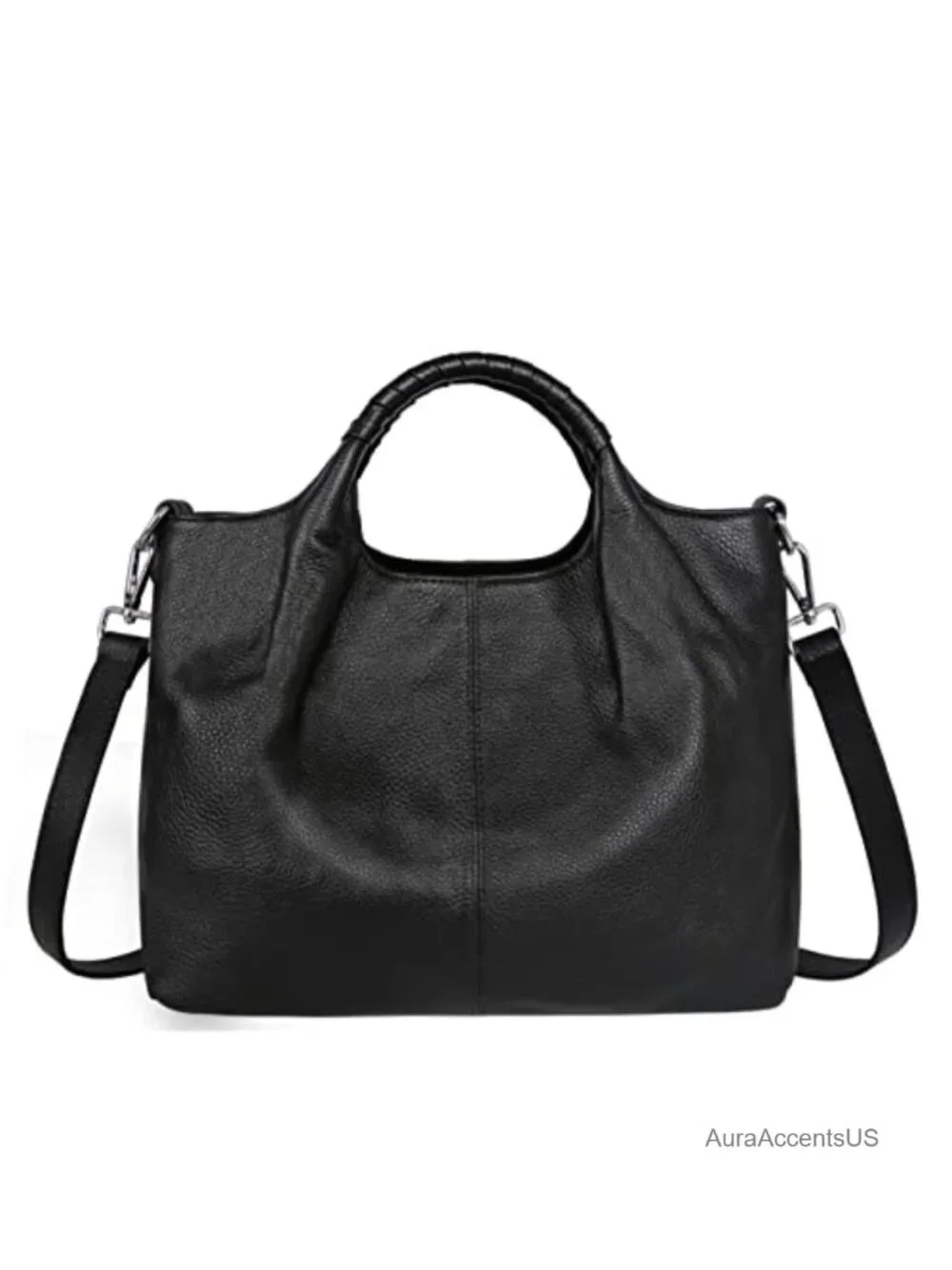 Genuine Leather Top Handle Satchel Shoulder Bag Crossbody Tote Purse